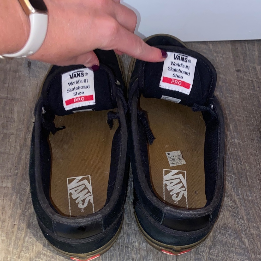 Men's black vans - Picture 5 of 7